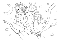 Cardcaptor Sakura Coloring Page